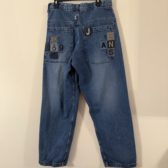 VTG Y2K Paco Jean Company Mens 34X33 Baggy‎ Loose Skater Pockets Embroidered - Picture 5 of 16